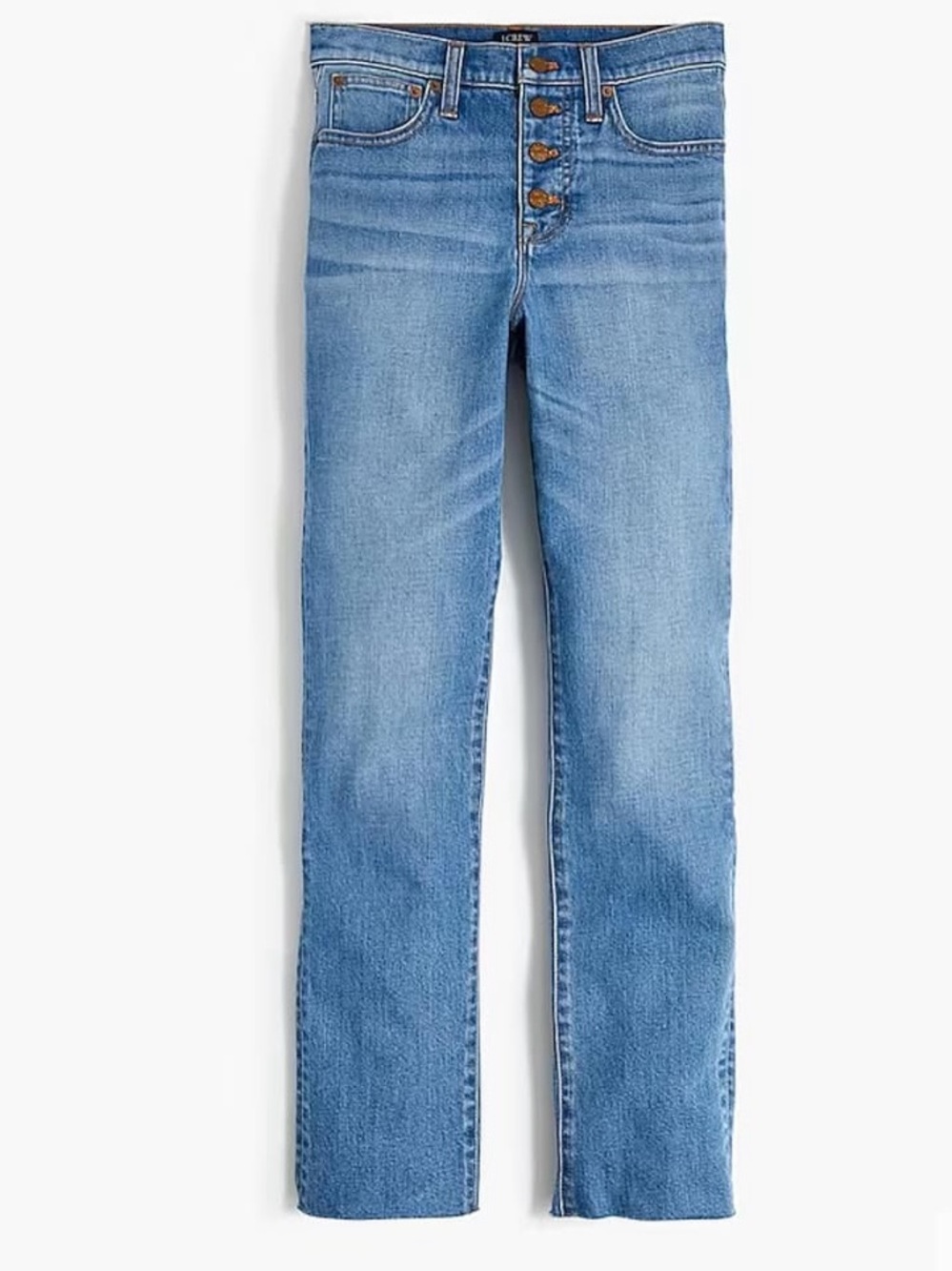 J CREW ESSENTIAL STRAIGHT JEAN IN ALL DAY STRETCH